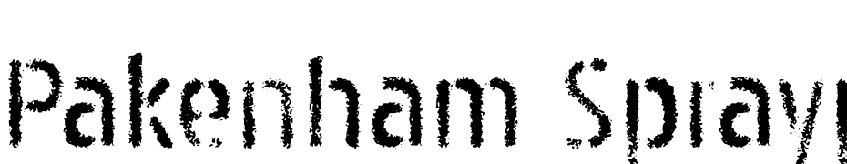 Pakenham Spraypaint Regular Font Download Free